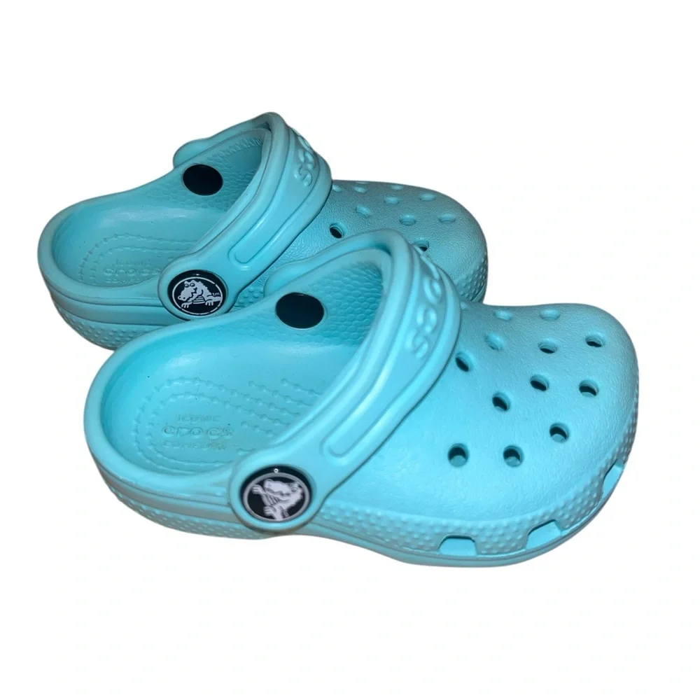 Baby Unisex Teal Crocs